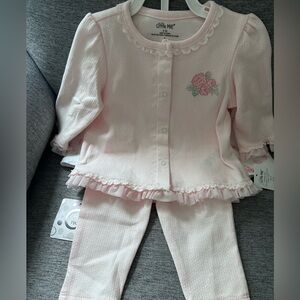 3 piece Pink Cardigan Set
